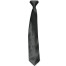 Krawatte zum Anklipsen schwarz
