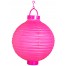 LED Lampion 30cm pink