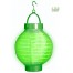 LED Stoff Lampion grün