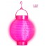 LED Stoff Lampion pink