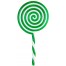 Riesen Lollipop grün 