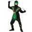 Kombat Ninja Kostüm für Kinder grün