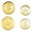 Piratenschatz Goldmünzen Set für Kinder 2