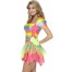 Raver Rainbow Girl Neon Party Kostüm 2