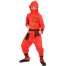 Red Ninja Fighter Kostüm für Kinder