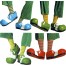 Bunte Neon-Ringel-Socken für Clowns