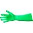 Satin Handschuhe Classic 40cm grün