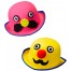 Lustiger Schnurrbart Clown-Hut in 2 Farben
