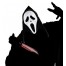 Screaming Ghost Maske mit Kapuze 2