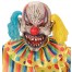 Screwy Clown Latexmaske mit Haaren 1