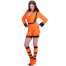 Sexy Astronautin Kostüm orange 