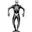 Leuchtendes Skelett Bodysuit