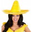 Sombrero 50cm mit Bommeln gelb