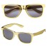 Coole Sonnenbrille goldfarben 1