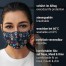 Mund-Nasen-Maske Dia de los Muertos für Kinder
