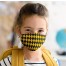 Mund-Nasen-Maske Zauberschule gelb für Kinder