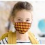 Mund-Nasen-Maske Zauberschule rot für Kinder