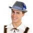 Trachten Hut mit Federn blau für Damen und Herren