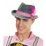 Trachten Hut mit Federn pink für Damen und Herren