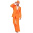 70er Jahre Disco Party Anzug orange