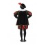 Schwarzer Piet Premium Deluxe Kostüm rot