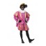 Schwarzer Piet Premium Deluxe Kostüm pink