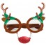 Weihnachtliche Rentier Brille 2