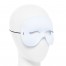 Klassische Augenmaske in Weiß
