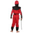 Fire Ninja Kinderkostüm rot-schwarz