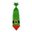 Glitzer Christmas Elf Krawatte für Herren 2