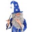 Zauberer Hut blau mit Sternen 5