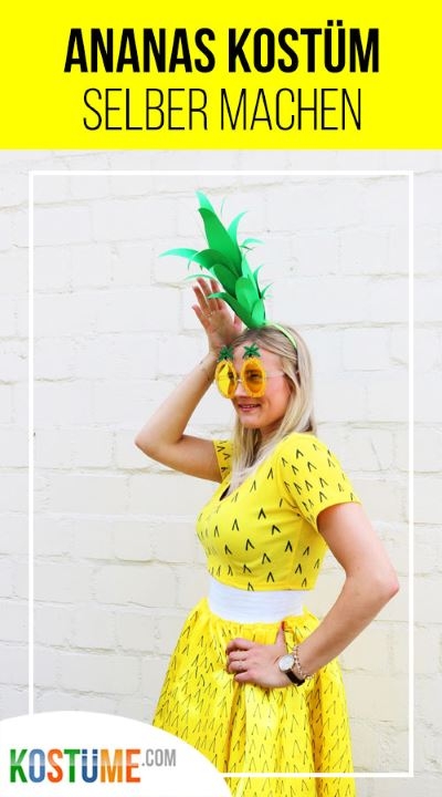 DIY Ananas Kostüm